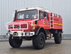 Mercedes-Benz Unimog U 5000 4x4 -(type 437.4) 4000 ltr. - Doppelkabine, Uberrollkafig - Expeditievoertuig, Camper TT 4570
