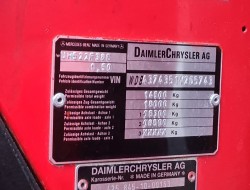 Mercedes-Benz Unimog U 5000 4x4 -(type 437.4) 4000 ltr. - Doppelkabine, Uberrollkafig - Expeditievoertuig, Camper TT 4570