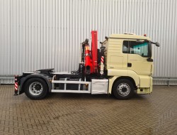MAN TGS 18.400 BLS Fassi 19 tm Kraan, Crane, Kran, Grue - Euro 6 TT 4571