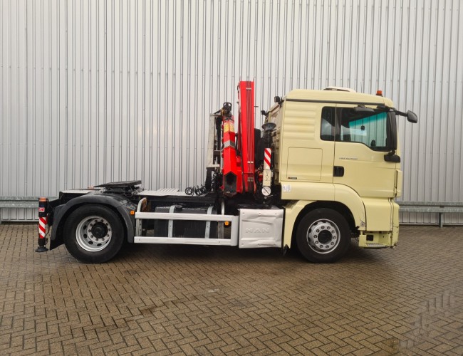 MAN TGS 18.400 BLS Fassi 19 tm Kraan, Crane, Kran, Grue - Euro 6 TT 4571