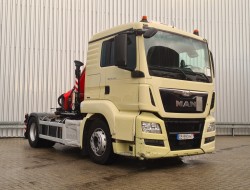 MAN TGS 18.400 BLS Fassi 19 tm Kraan, Crane, Kran, Grue - Euro 6 TT 4571