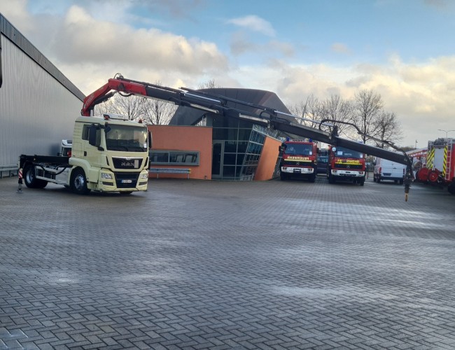 MAN TGS 18.400 BLS Fassi 19 tm Kraan, Crane, Kran, Grue - Euro 6 TT 4571