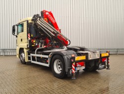 MAN TGS 18.400 BLS Fassi 19 tm Kraan, Crane, Kran, Grue - Euro 6 TT 4571