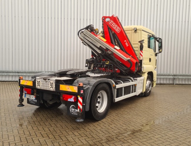 MAN TGS 18.400 BLS Fassi 19 tm Kraan, Crane, Kran, Grue - Euro 6 TT 4571