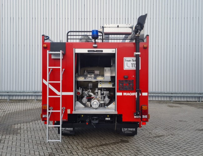 Iveco 95 E18 4x4 -600 ltr -Feuerwehr, Fire brigade - Expeditie, Camper, DOKA TT 4574