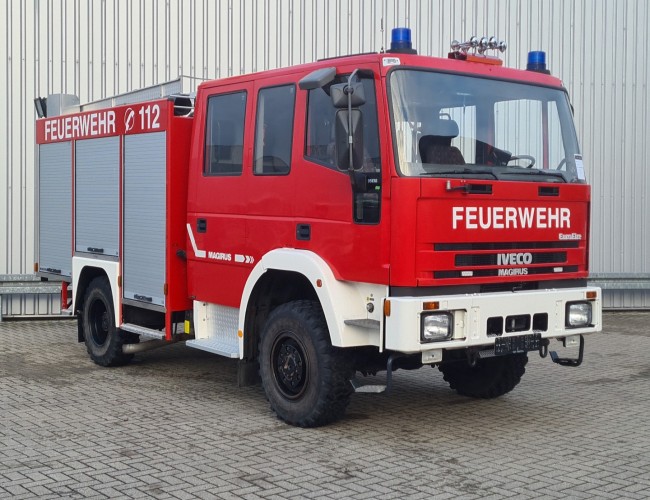 Iveco 95 E18 4x4 -600 ltr -Feuerwehr, Fire brigade - Expeditie, Camper, DOKA TT 4574