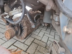 Mitsubishi Canter 7 C15 Brock SL140/2 Veegmachine,  Wegdekreiniger, Frontborstel, Kehrmachine TT 4576