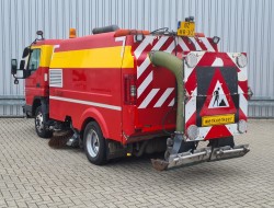 Mitsubishi Canter 7 C15 Brock SL140/2 Veegmachine,  Wegdekreiniger, Frontborstel, Kehrmachine TT 4576