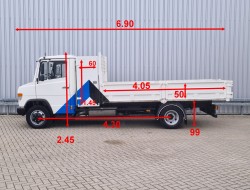 Mercedes-Benz 814 D Vario kipper, Tipper, Benne - BB TT 4585