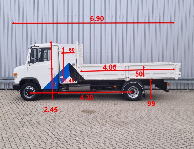 Mercedes-Benz 814 D Vario kipper, Tipper, Benne - BB TT 4585