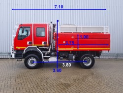 Renault Midlum 370 DCI 4x4- Brandweer, Feuerwehr, Fire - Doppelcabine - 4.000 ltr water - 500 ltr Foam TT 4592