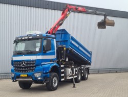 Mercedes-Benz Arocs 3342 6x6 - Palfinger 17TM Z Kraan, Epsilon, Cabineschade, Kipper, Euro 6 TT 4599