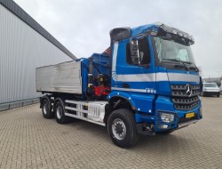 Mercedes-Benz Arocs 3342 6x6 - Palfinger 17TM Z Kraan, Epsilon, Cabineschade, Kipper, Euro 6 TT 4599