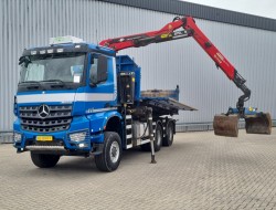 Mercedes-Benz Arocs 3342 6x6 - Palfinger 17TM Z Kraan, Epsilon, Cabineschade, Kipper, Euro 6 TT 4599
