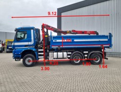 Mercedes-Benz Arocs 3342 6x6 - Palfinger 17TM Z Kraan, Epsilon, Cabineschade, Kipper, Euro 6 TT 4599