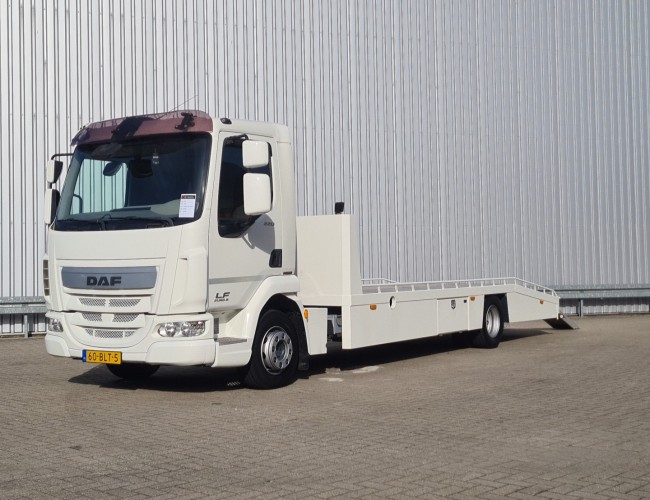 DAF LF 220 FA 5.400 kg. Lier, Winch, Winde - Autotransporter, oprijwagen, machinetransporter TT 4604