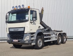 DAF FAT CF 510 6x4 - Dubbelgebruik, Trekker - Marrel 22t. Haakarm, Retarder, TT 4605