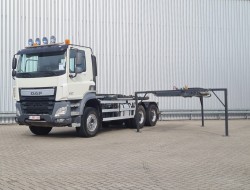 DAF FAT CF 510 6x4 - Dubbelgebruik, Trekker - Marrel 22t. Haakarm, Retarder, TT 4605