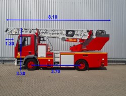 Iveco Eurocargo 120E23 Camiva EPAS 25 Ladderwagen, Ladder Truck, Arbeitsbuhne TT 4650