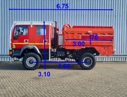 MAN LE 18.220 4x4 -4.000 ltr - 200 ltr Foam - Camper - Pump missing parts - Fire, Brandweer, Expeditie, Rally TT 4659