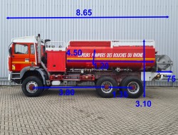 Renault G340 6x6- 8.500 ltr - 700 ltr Foam - Brandweer, Feuerwehr, Fire TT 4707