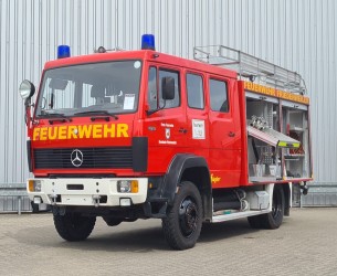 Mercedes-Benz 1120 AF 4x4 -Feuerwehr, Fire brigade - 1.200 ltr watertank - Expeditie, Camper - LF 16 TT 4718