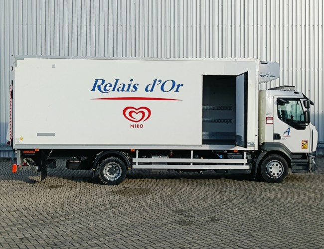 Renault D 210.12 Carrier Supra 850 MT, 2 Verdampers, Diepvries -30, Telma Rem - DHollandia Laadklep, LDW, Loadlift, TT 4782