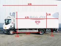 Renault D 210.12 Carrier Supra 850 MT, 2 Verdampers, Diepvries -30, Telma Rem - DHollandia Laadklep, LDW, Loadlift, TT 4782