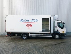Renault D 210.12 Carrier Supra 850 MT, 2 Verdampers, Diepvries -30, Telma Rem - DHollandia Laadklep, LDW, Loadlift TT 4789