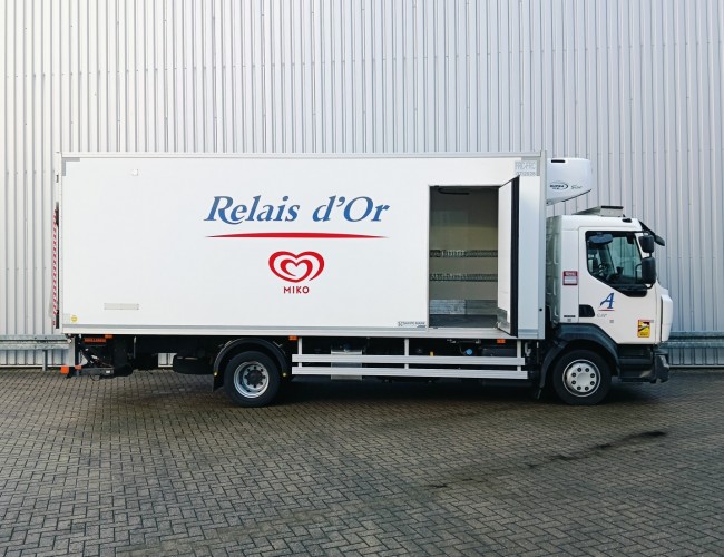 Renault D 210.12 Carrier Supra 850 MT, 2 Verdampers, Diepvries -30, Telma Rem - DHollandia Laadklep, LDW, Loadlift TT 4789