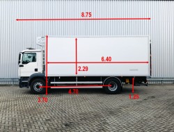 MAN TGM 18.250 Carrier Supra 850, DHollandia Laadklep, LDW, Loadlift, Diepvries -30 TT 4790