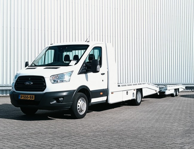 Ford Transit 350 2.2 TDCI L4H1 - Air suspension, Tijhof combi, car transporter TT 4797