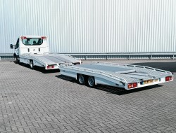 Ford Transit 350 2.2 TDCI L4H1 - Air suspension, Tijhof combi, car transporter TT 4797