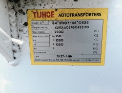 Ford Transit 350 2.2 TDCI L4H1 - Air suspension, Tijhof combi, car transporter TT 4797