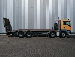 MAN TGS 35.360 8x2 - Machine transporter, Loading ramp, towing truck 6,2 T. winch TT 4824