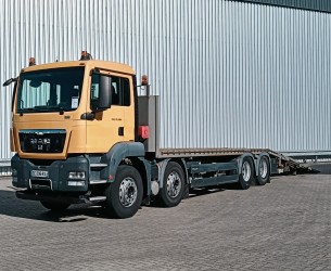 MAN TGS 35.360 8x2 - Machine transporter, Oprijwagen, afsleepwagen 6,2 T. lier TT 4824