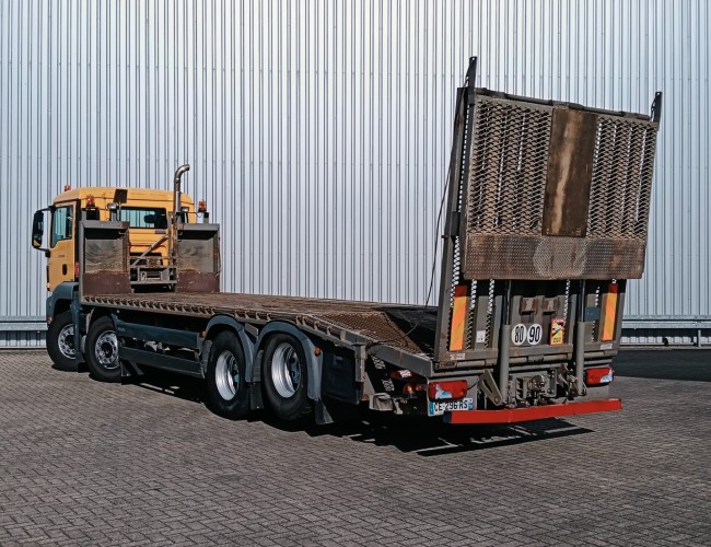 MAN TGS 35.360 8x2 - Machine transporter, Loading ramp, towing truck 6,2 T. winch TT 4824