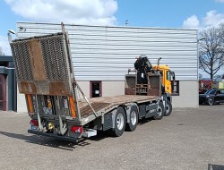 MAN TGS 35.360 8x2 - 16 TM Crane, Machine transporter, Loading ramp, towing truck 6.2 T. winch TT 4826
