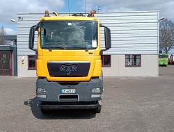 MAN TGS 35.360 8x2 - 16 TM Crane, Machine transporter, Loading ramp, towing truck 6.2 T. winch TT 4826
