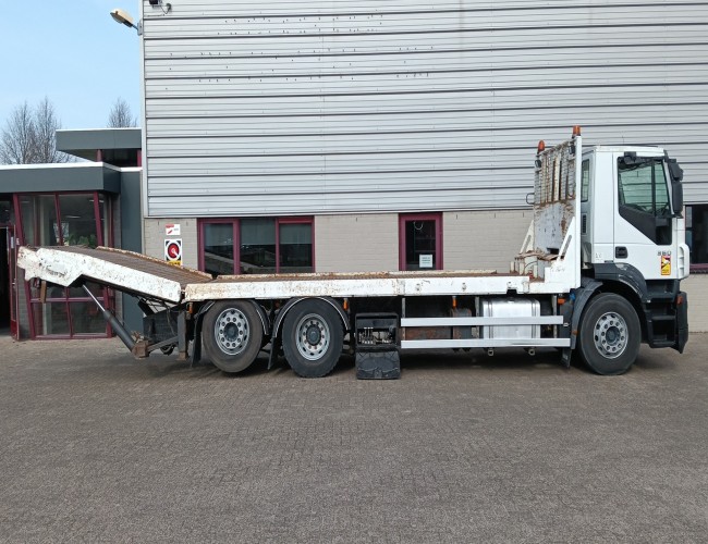 Iveco Stralis 360 E26 EEV 6x2 - Retarder, Machine transporter, Oprijwagen, afsleepwagen 8,1 T. lier TT 4827