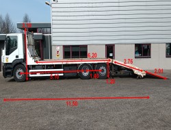 Iveco Stralis 360 E26 EEV 6x2 - Retarder, Machine transporter, Oprijwagen, afsleepwagen 8,1 T. lier TT 4827
