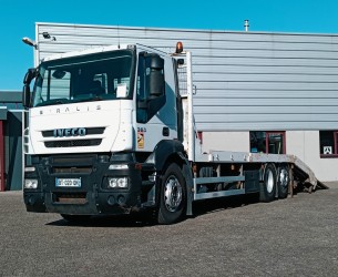 Iveco Stralis 360 E26 EEV 6x2 - Retarder, Machine transporter, Oprijwagen, afsleepwagen 8,1 T. lier TT 4827