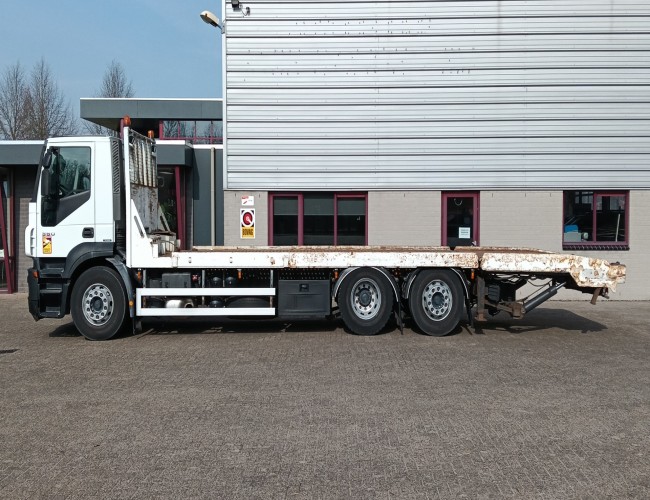 Iveco Stralis 360 E26 EEV 6x2 - Retarder, Machine transporter, Oprijwagen, afsleepwagen 8,1 T. lier TT 4827