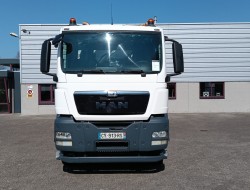 MAN TGS 35.360 8x2 - Hiab 16 TM Crane, Machine transporter, Loading ramp, recovery truck 7 T. winch TT 4829
