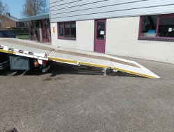 MAN TGS 35.360 8x2 - Hiab 16 TM Kraan, Machine transporter, Oprijwagen, afsleepwagen 7 T. lier TT 4829
