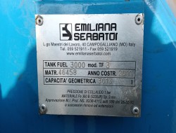 Emiliana Serbatoi TF3 Brandstoftank 3.000 ltr incl. Pomp en meter! Diesel TT 4274