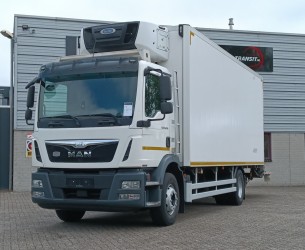 MAN TGM 15.250 Carrier Supra 850 MT, 2 Verdampers, Diepvries -30, DHollandia Laadklep TT 4831