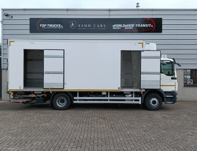 MAN TGM 15.250 Carrier Supra 850 MT, 2 Evaporators Deepfreeze -30, DHollandia Laadklep, LDW, Loadlift TT 4831