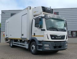 MAN TGM 15.250 Carrier Supra 850 MT, 2 Verdampers, Diepvries -30, DHollandia Laadklep TT 4831