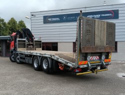 MAN TGS 35.360 8x2 - Hiab 16 TM Crane, Machine transporter, Loading ramp, recovery truck 6.2T. winch TT 4833
